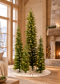 Alpine Downswept Christmas Tree