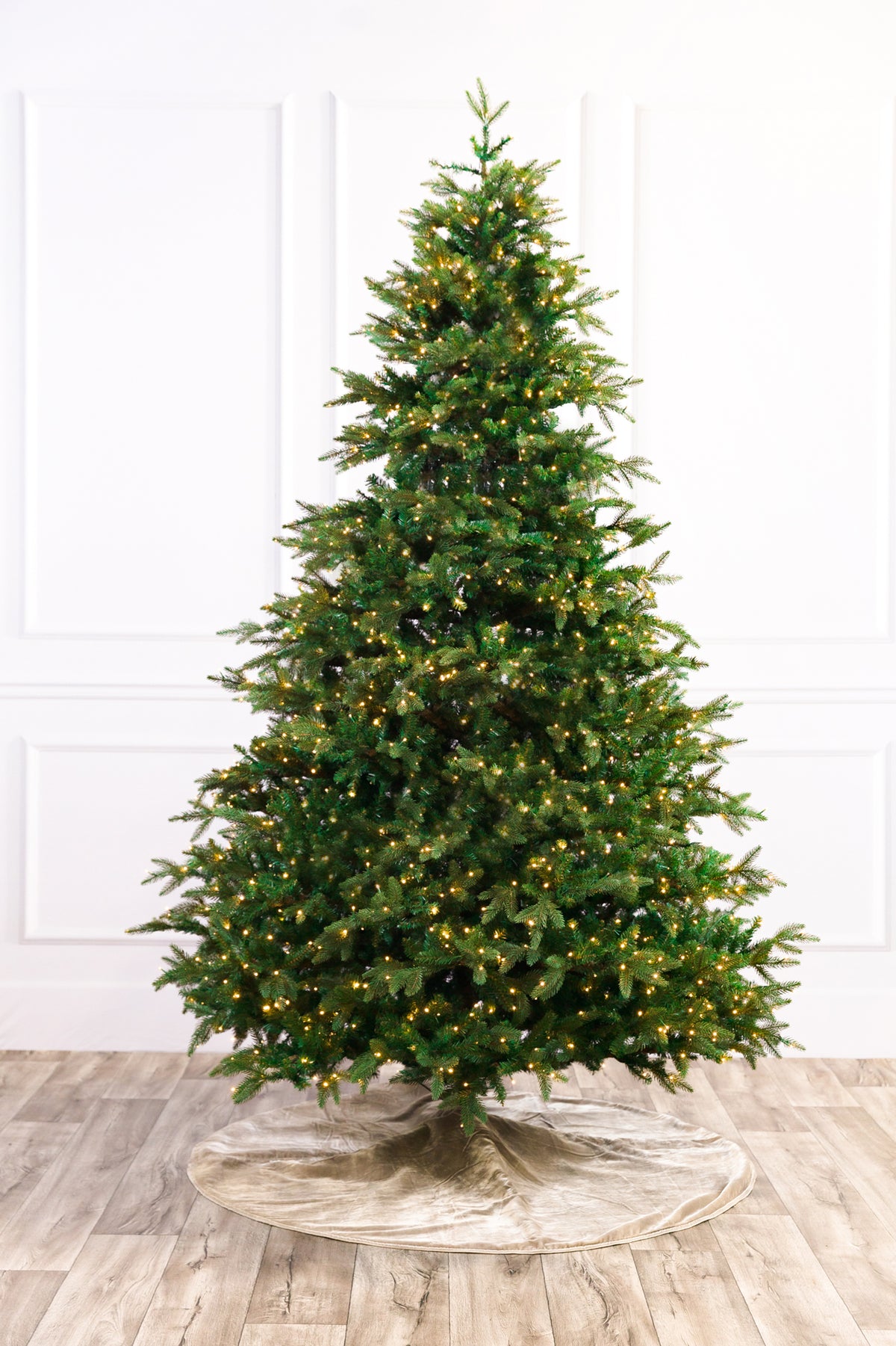 American Green Christmas Tree with Rice LED