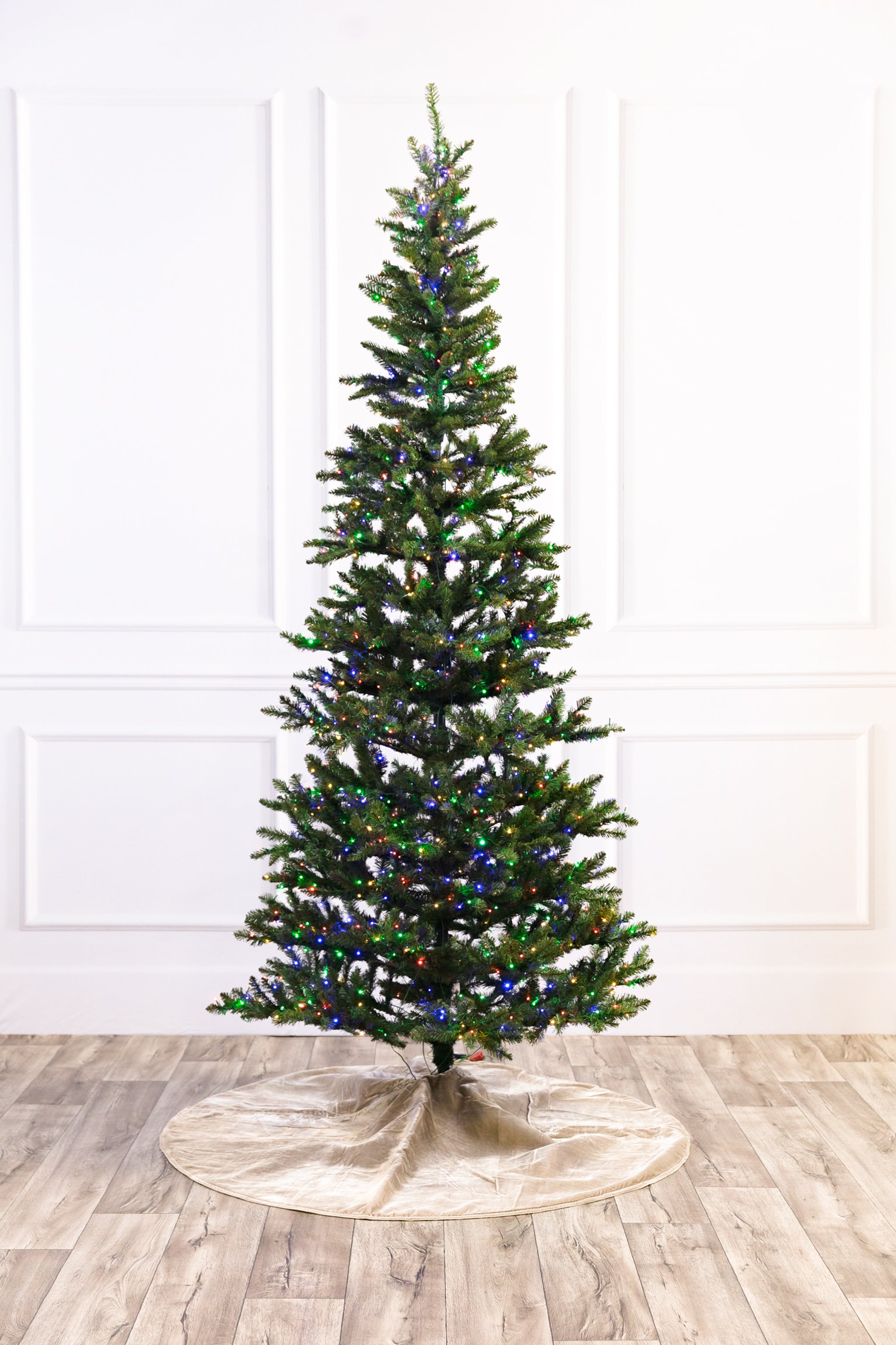 Aspen Slender Pine Color-Change Christmas Tree with 3mm LED