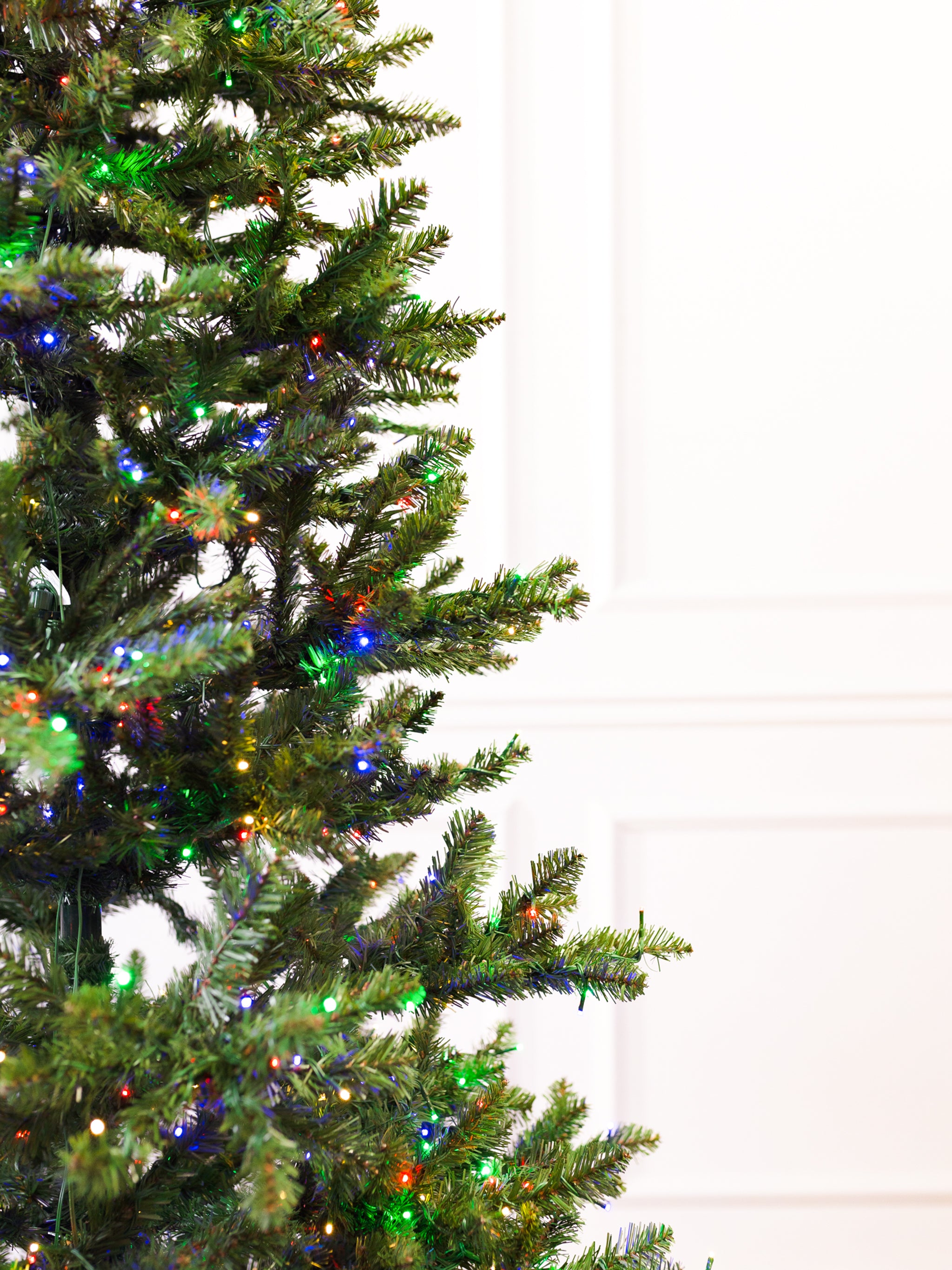 Aspen Slender Pine Color-Change Christmas Tree with 3mm LED