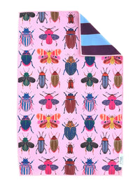 Beetle Club: Reversible Hand Towel