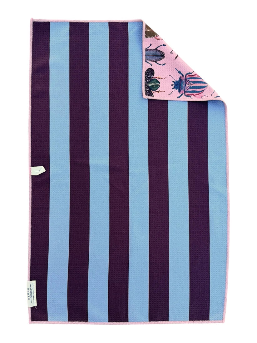 Beetle Club: Reversible Hand Towel