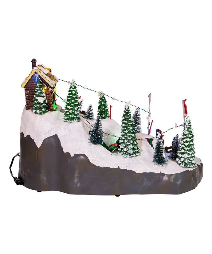 16" Village Skiing With Motion