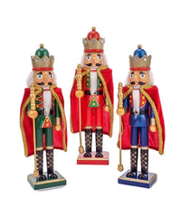 15" Nutcrackers With Capes Assorted