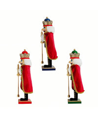 15" Nutcrackers With Capes Assorted