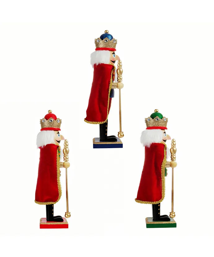 15" Nutcrackers With Capes Assorted