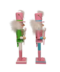 15" Pastel Soldier Nutcrackers, 2 Assorted