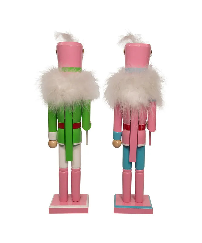 15" Pastel Soldier Nutcrackers, 2 Assorted