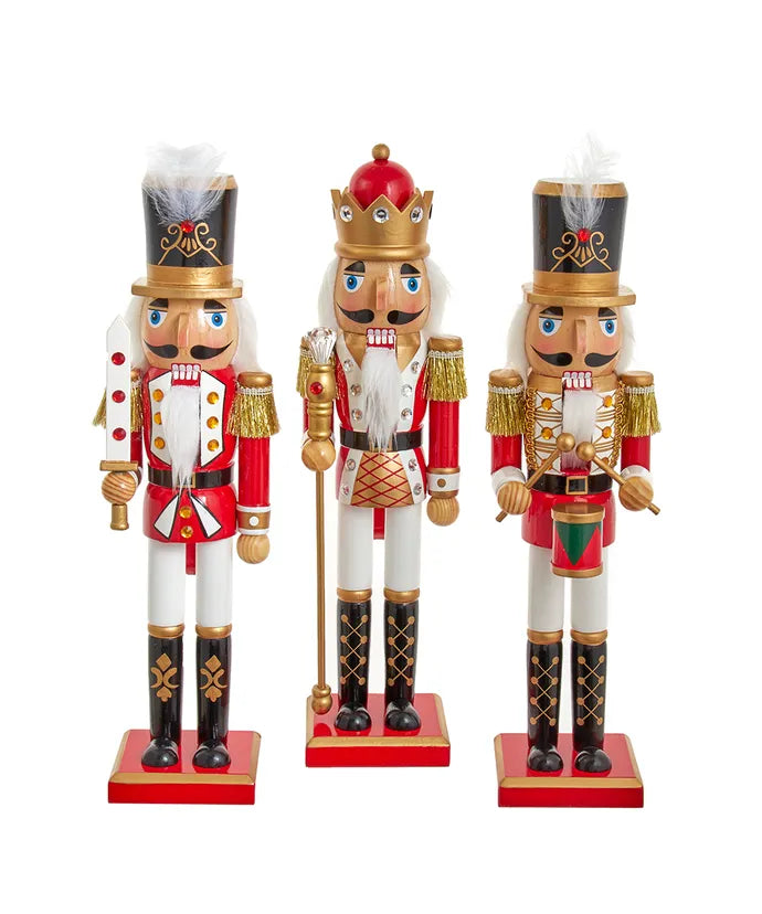 Kurt Adler King and Soldier Nutcrackers