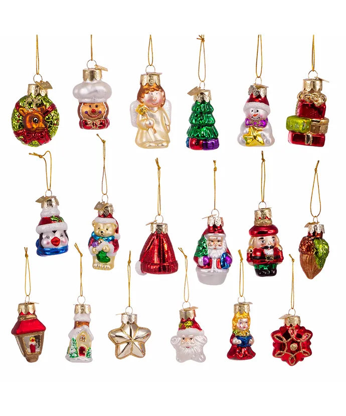 Glass Ornaments, 18-Piece Box