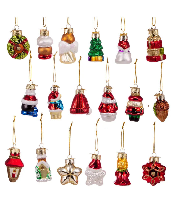 Glass Ornaments, 18-Piece Box