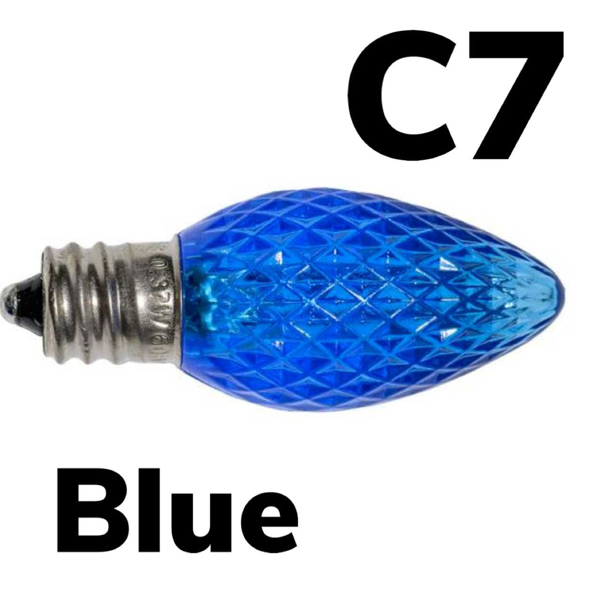 C7 LED Faceted Bulb