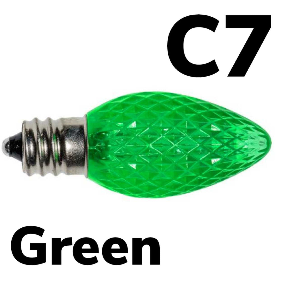 C7 LED Faceted Bulb