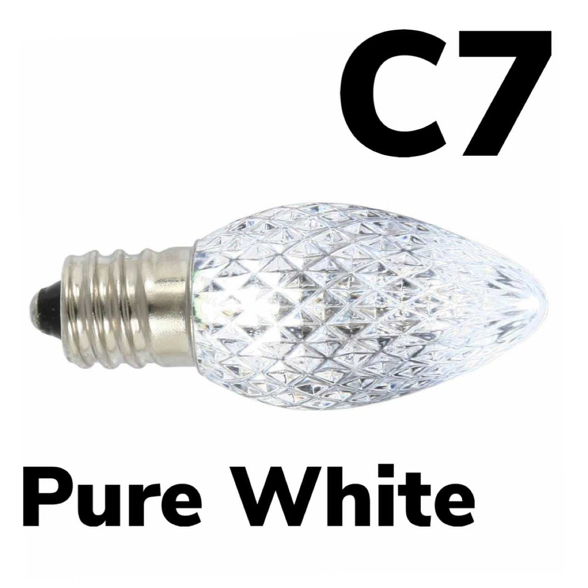 C7 LED Faceted Bulb