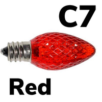 C7 LED Faceted Bulb