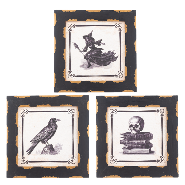 Vintage Halloween Wall Decor, Assorted