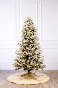 Casselton Snowy Fir Christmas Tree with 3mm LED Color Change