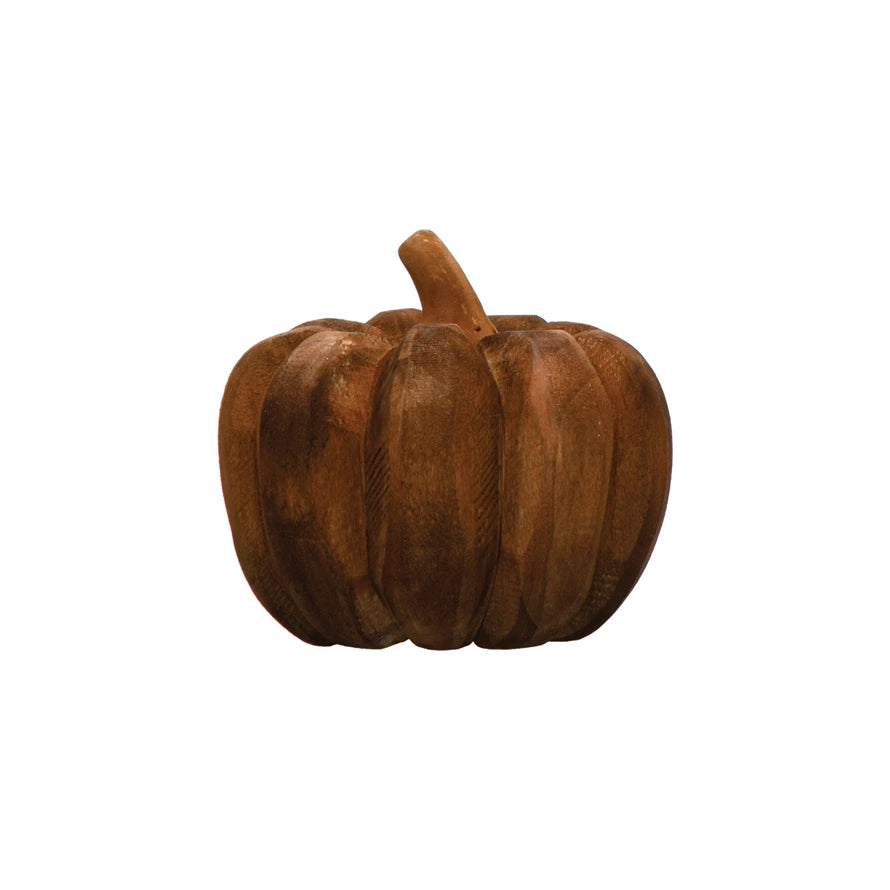 Wood Pumpkin, Orange