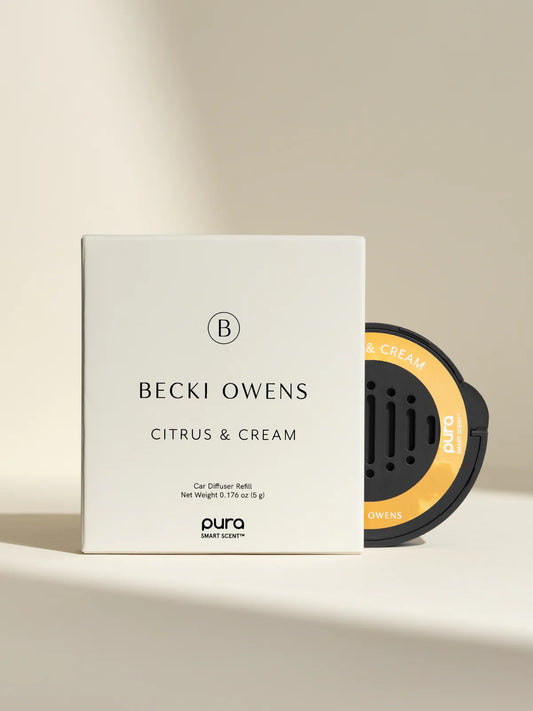 Citrus & Cream - Becki Owens Pura Car Diffuser Refill