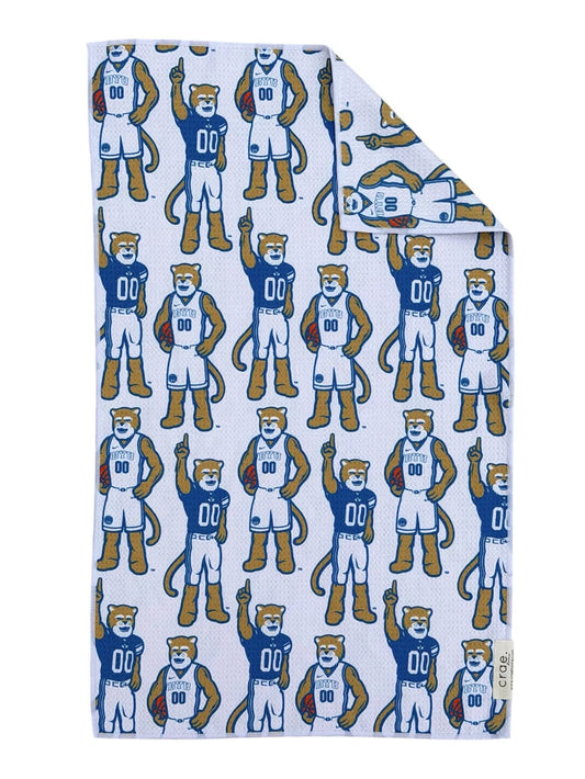 Cougar Tail: Double-Sided Hand Towel