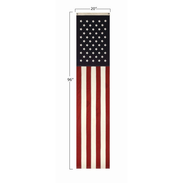 20X96" USA Teadye Banner with Grommets