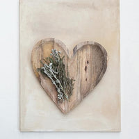 Heart-Shaped Mango Wood Tray