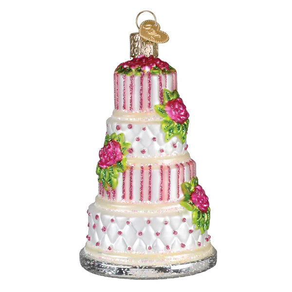 Elegant Wedding Cake - Old World Christmas Ornament
