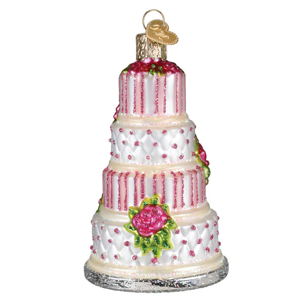 Elegant Wedding Cake - Old World Christmas Ornament