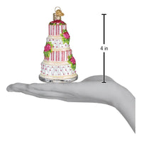 Elegant Wedding Cake - Old World Christmas Ornament