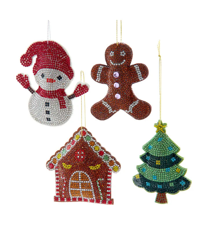 Bedazzled Ornaments, Assorted