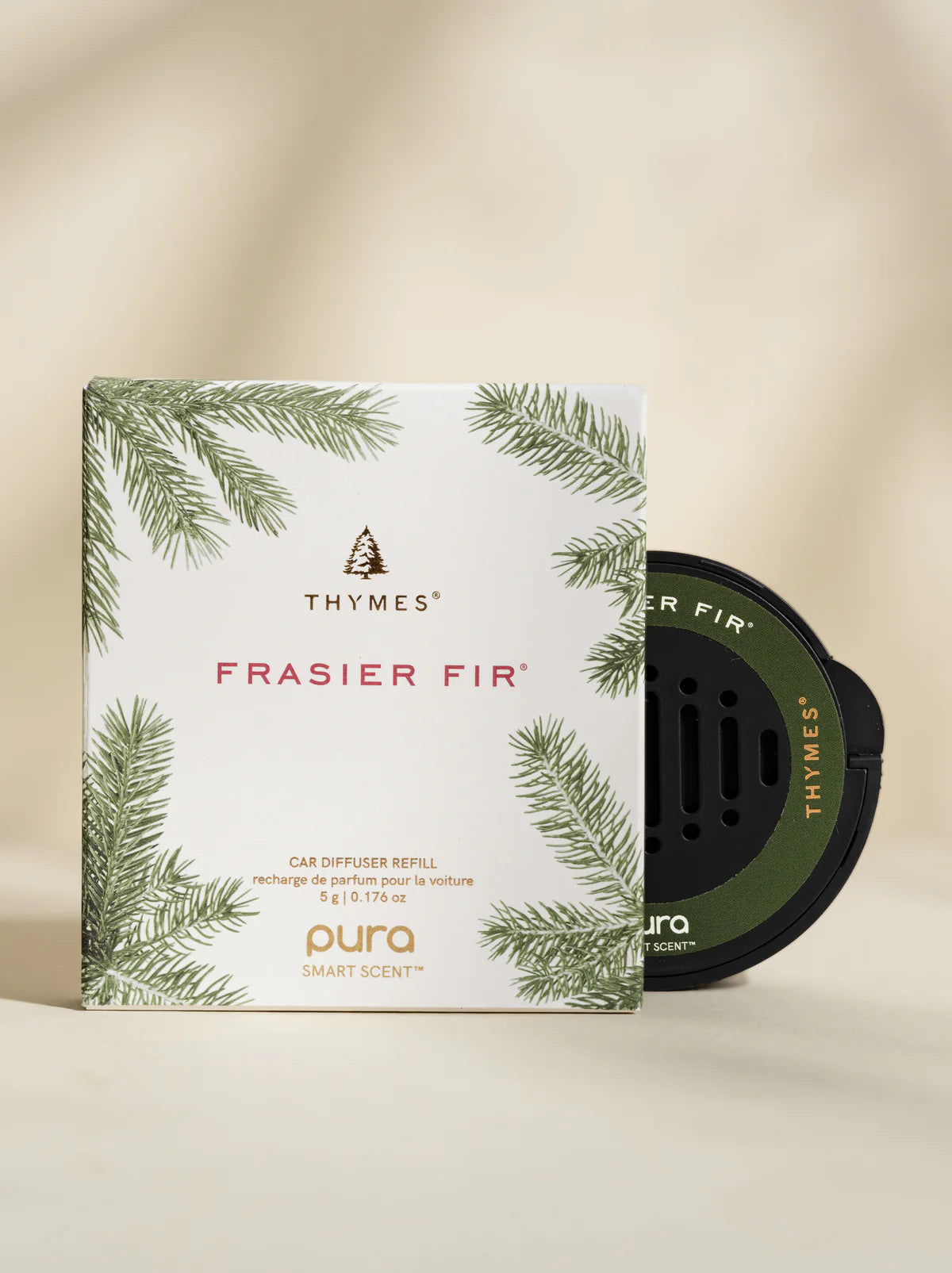 Frasier Fir - Thymes Pura Car Diffuser Refill