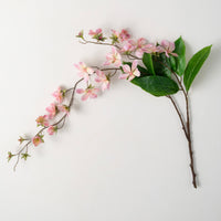 41" Pink Peach Blossom Spray