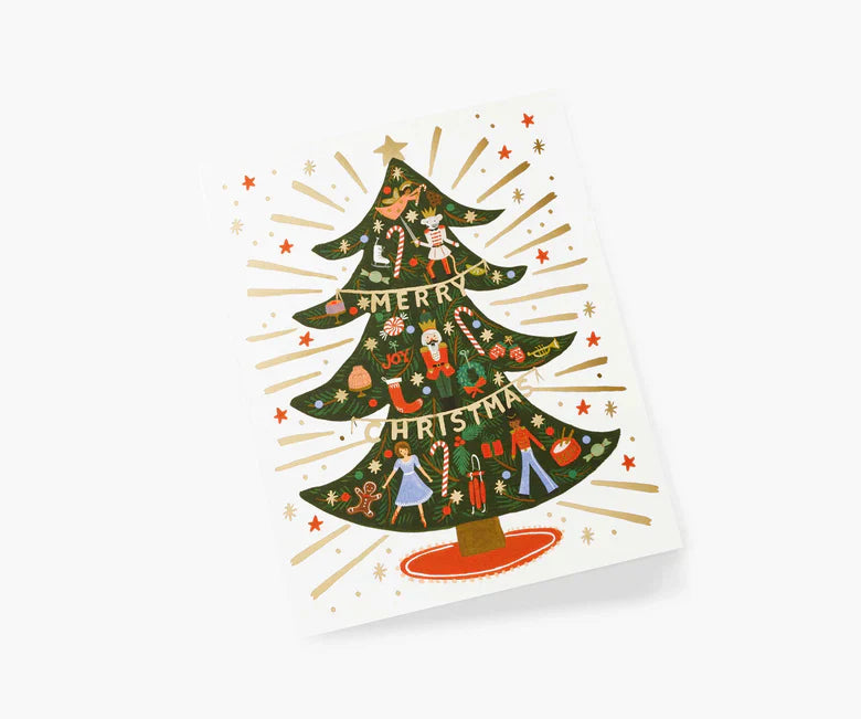 Nutcracker Tree Cards , Boxed