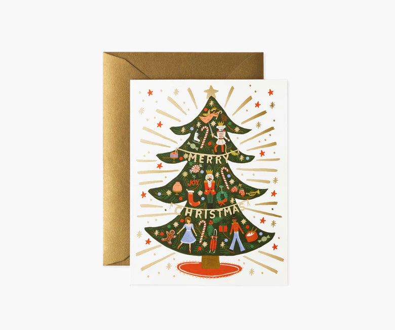 Nutcracker Tree Cards , Boxed