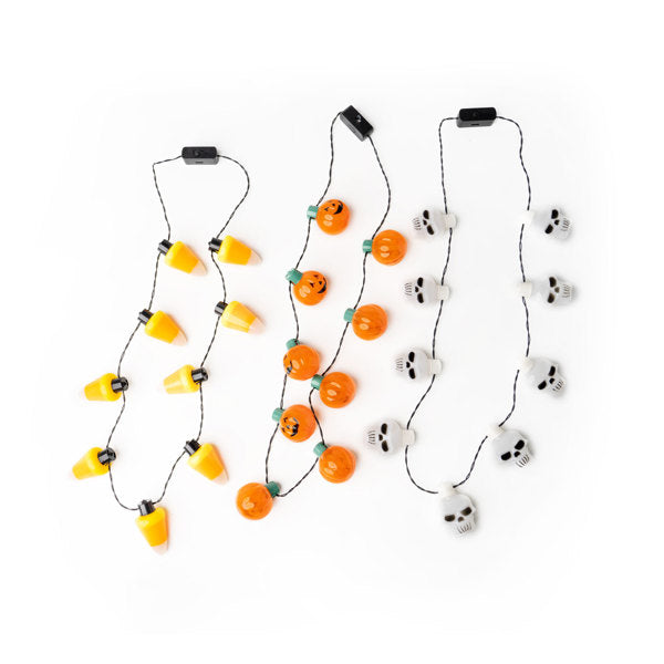 Jumbo Flashing Halloween Necklace