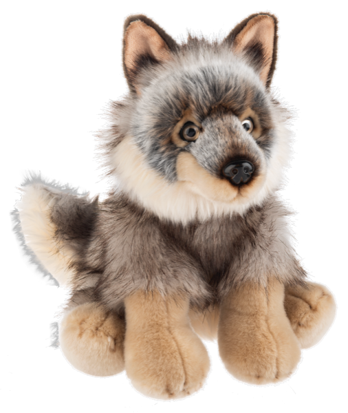 12" Heritage Grey Wolf Stuffed