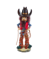 18" Hollywood Nutcrackers Cowboy With Lasso