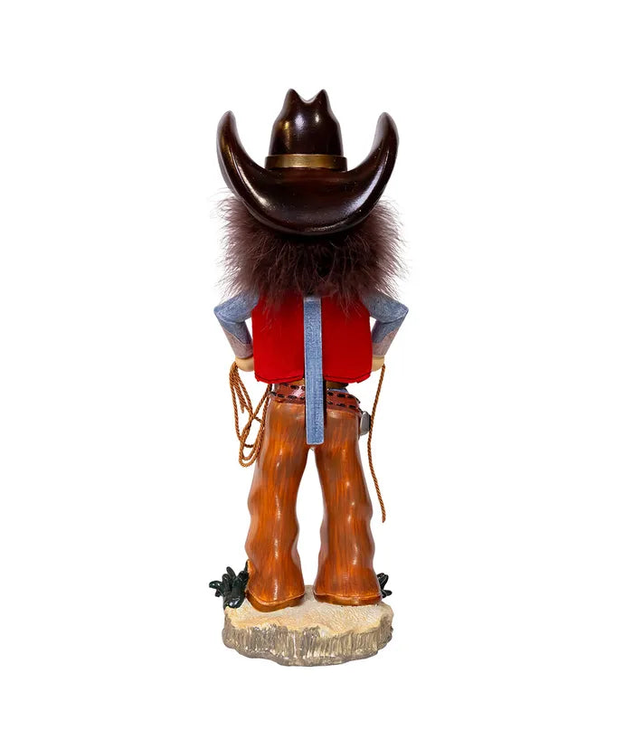 18" Hollywood Nutcrackers Cowboy With Lasso