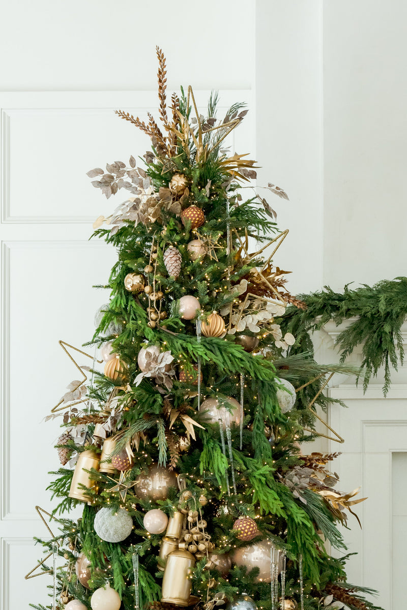 7" Pinecone Glass Ornament