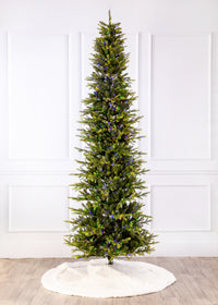 King Pine (Pencil) with 3mm LED Color Changing Christmas Tree