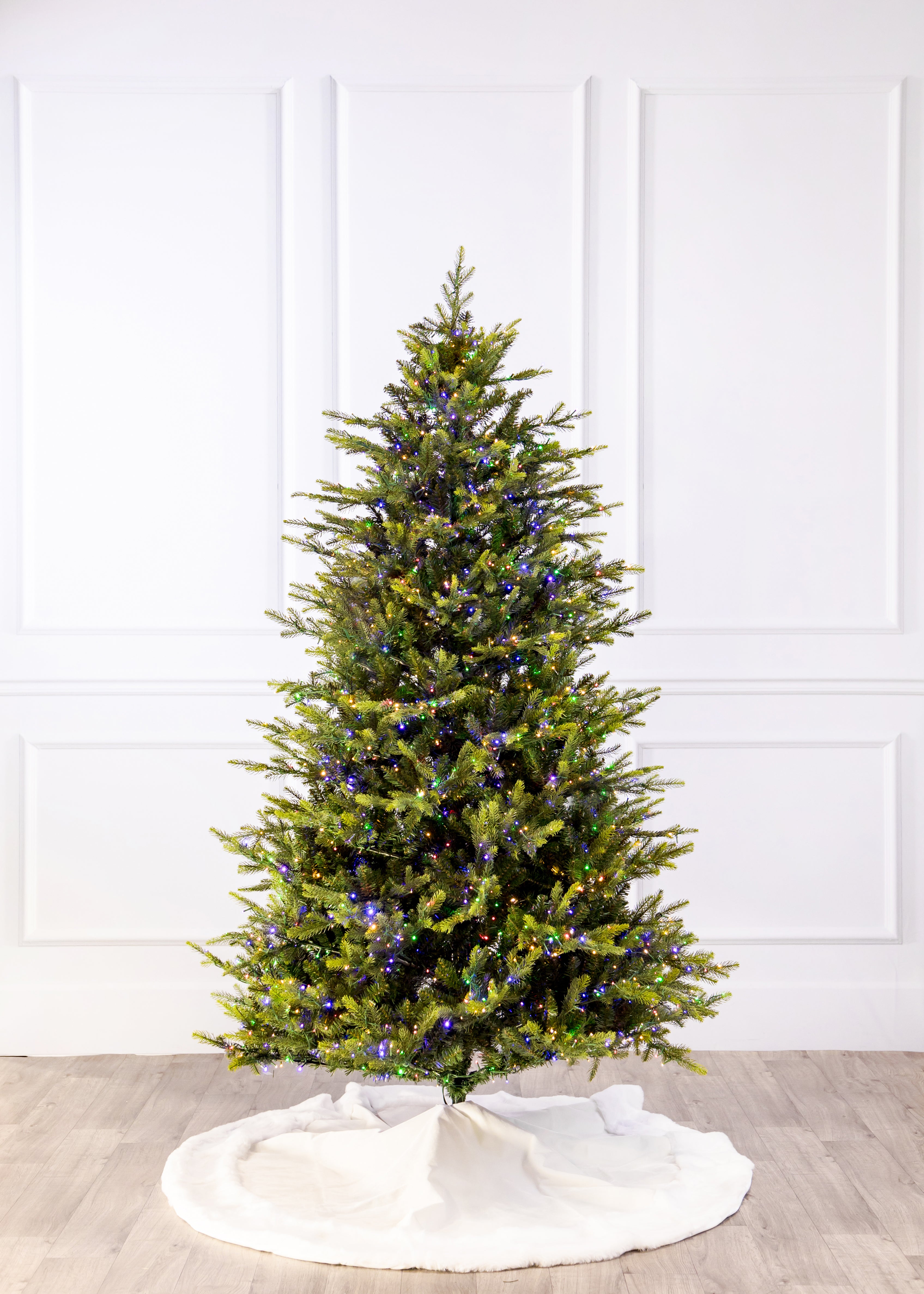 King Pine with 3mm LED Color Changing Christmas Tree – Modern Display