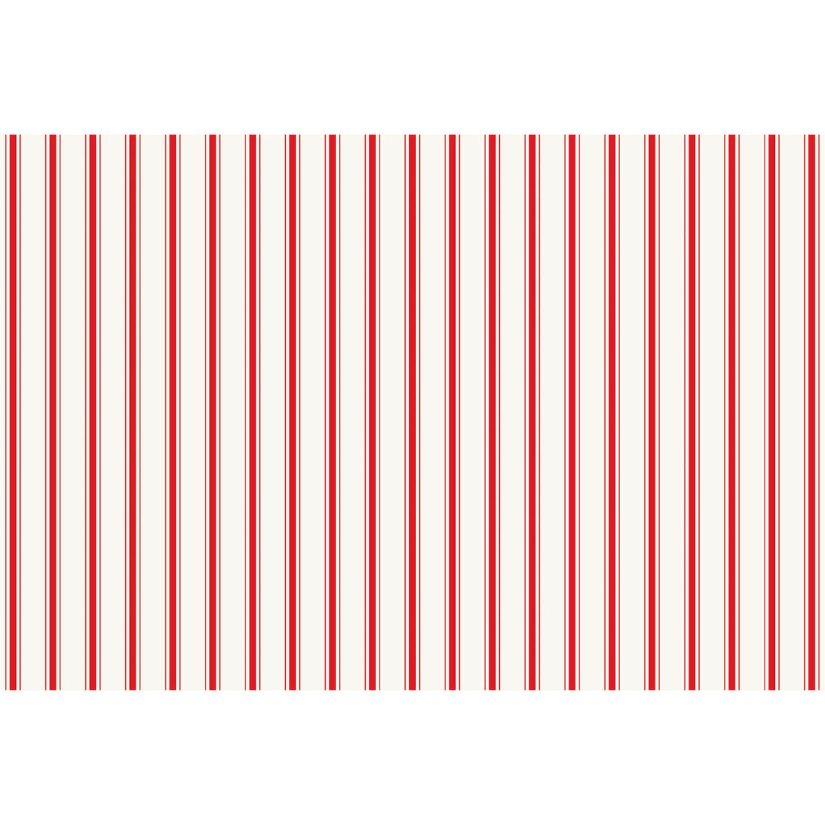 Red Ribbon Stripe Placemat