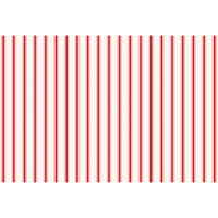 Red Ribbon Stripe Placemat