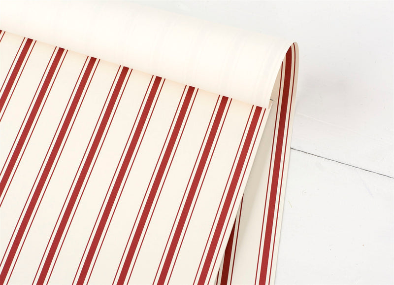 Red Ribbon Stripe Placemat