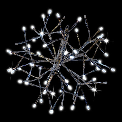 12" Twinkle 64 Lights Shimmering Sphere