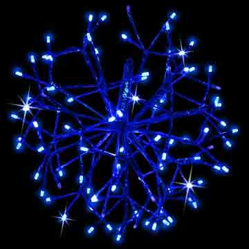 20" Twinkle 128 Lights Shimmering Sphere