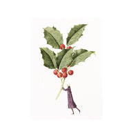 Holly & Mistletoe Greeting Cards