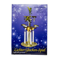 8.5" Angel Light Bell Pyramid With Candles