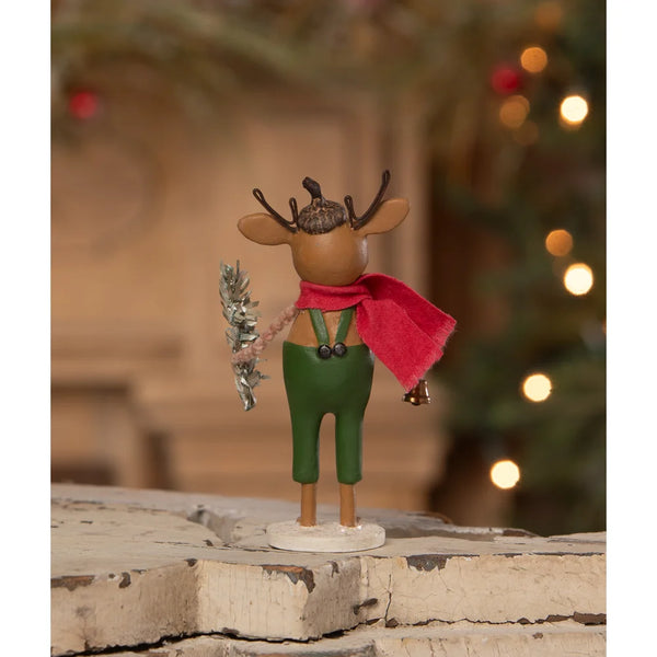 Sweet Reindeer In Suspenders, Bethany Lowe
