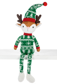 Bedtime Reindeer Shelf Sitter, Assorted